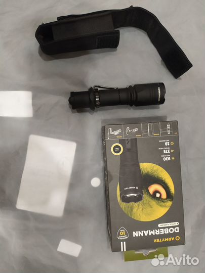 Активные наушники для стрельбы, фонарик Armytek
