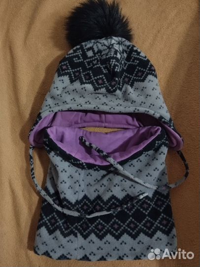Шапка и снуд для девочки на 6-8 лет