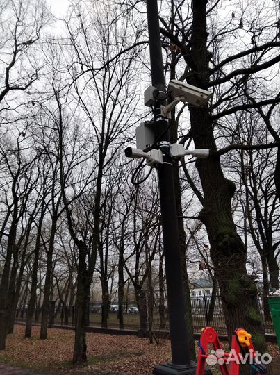 Монтаж видеонаблюдения. Установка видеокамер