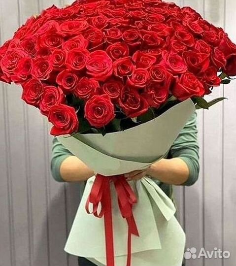 Метровые розы 110 120 130 140 150 Доставка цветов