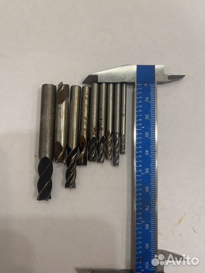 Фреза концевая набор из 9 шт СССР