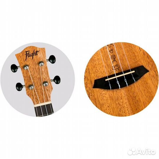 Витрина Flight DUC373 MAH укулеле концерт