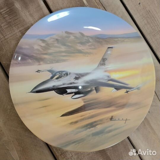 Интерьерные тарелки с самолётами Англия Wedgwood