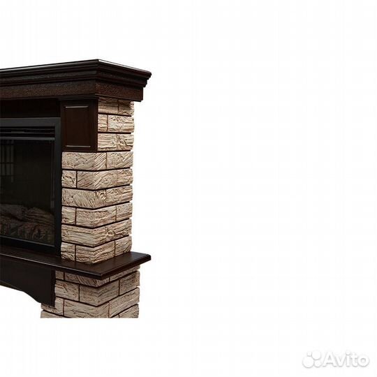 Портал Firelight Forte Wood Classic камень коричне