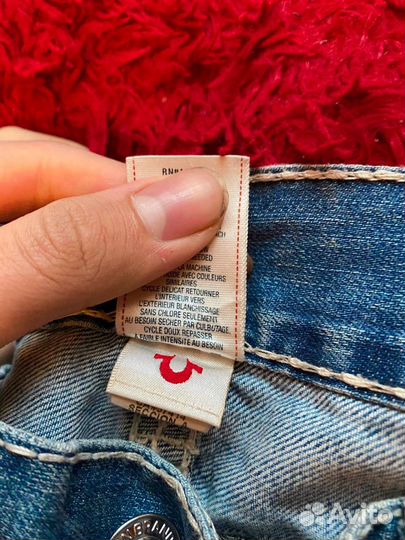 Джинсы true religion темно синие