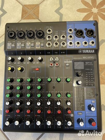 Микшерный пульт yamaha mg10xu