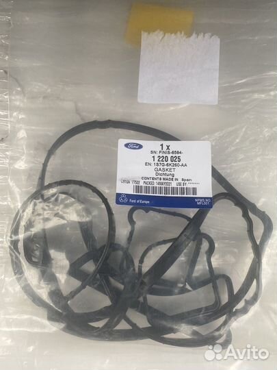 Прокладка клапанной крышки Ford Focus, Mondeo
