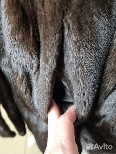 Шуба норковая Blackglama 40'42 xs длина 95 см
