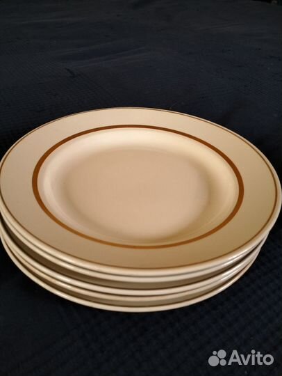 Тарелки неглубокие зик, СССР, фарфор, 24см