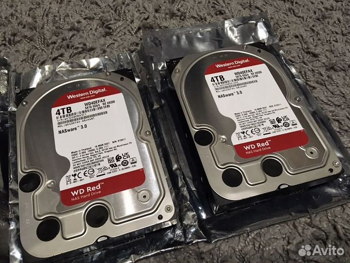 Жесткий диск WD Red 4TB NAS 256mb Кэш 3шт