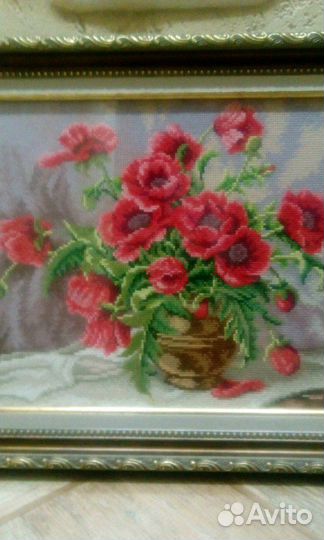 Картина вышитая крестом