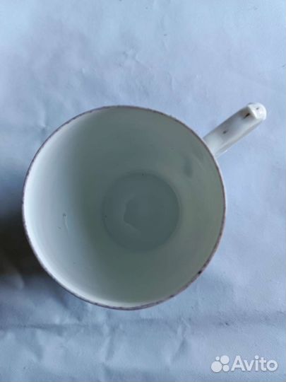 Чашка с блюдцем антиквариат