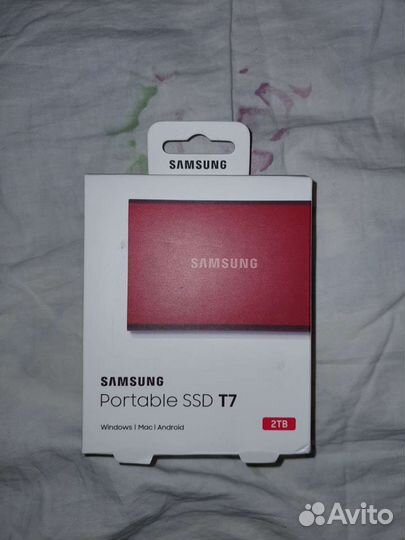 Samsung Portable SSD T7 2TB (MU-pc2t0r/WW) Новый