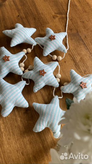 Текстильная гирлянда для детской