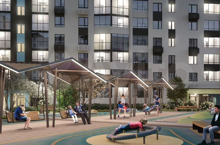 2-к. квартира, 59 м², 1/4 эт.