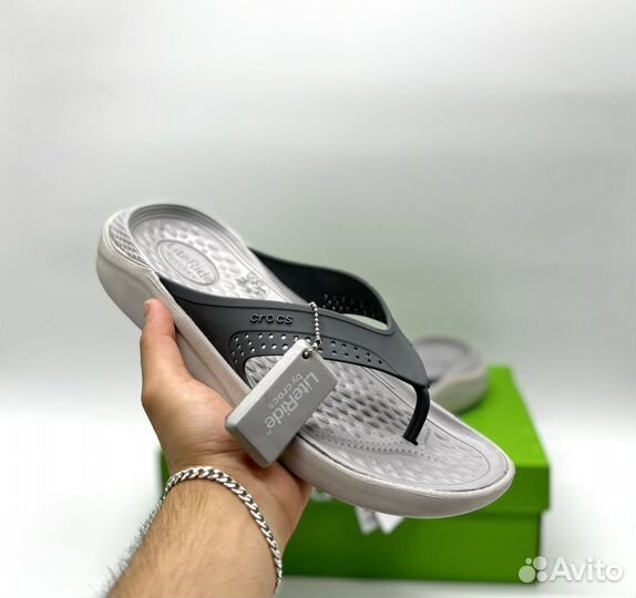 Мужские сланцы crocs lite ride