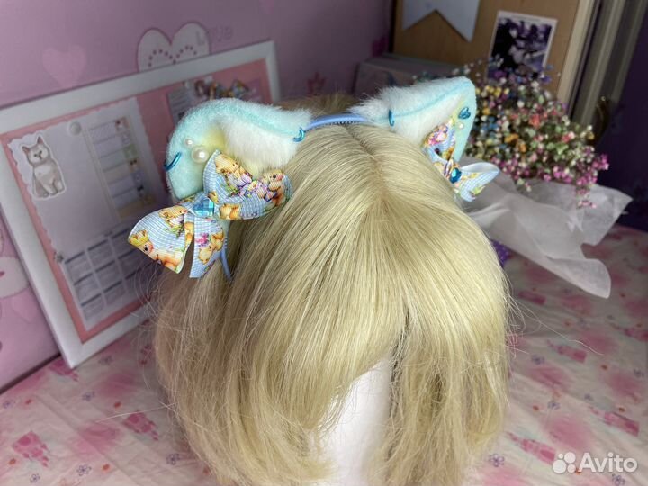 Ушки медвеженка косплей аниме