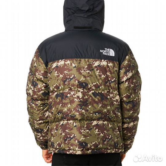 THE north face 1996 Collection Down Jacket Unisex Green Camouflage (XL)(88)