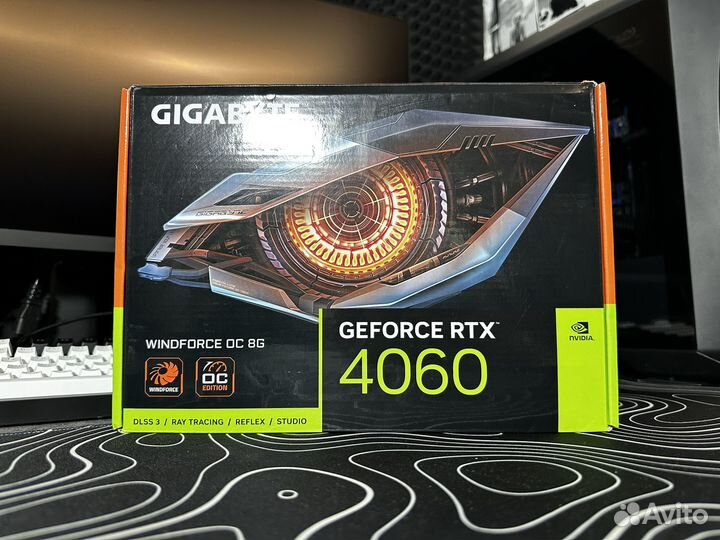 Видеокарта RTX 4060 gigabyte windforce oc