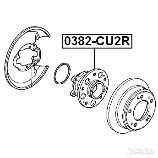 Подшипники в сборе со ступицей febest 9273602