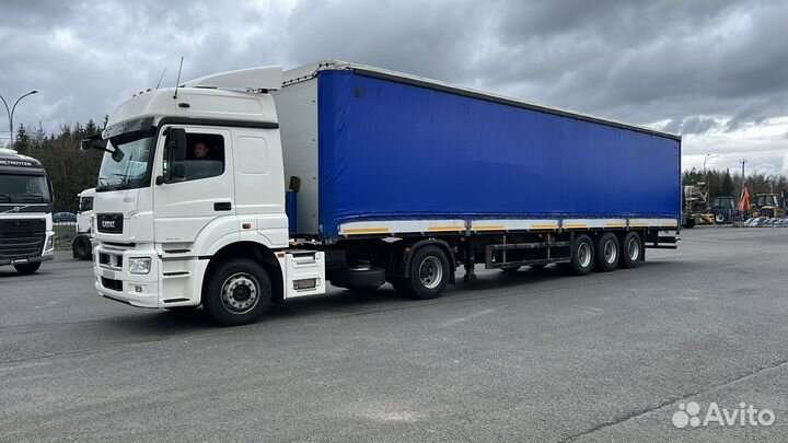 Полуприцеп шторно-бортовой ТЗА 588516, 2022