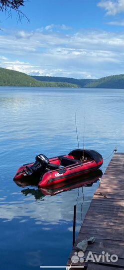 Армированная пвх лодка с мотором Marlin 9,9 (15)