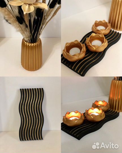 Набор:Ваза+Подставка 