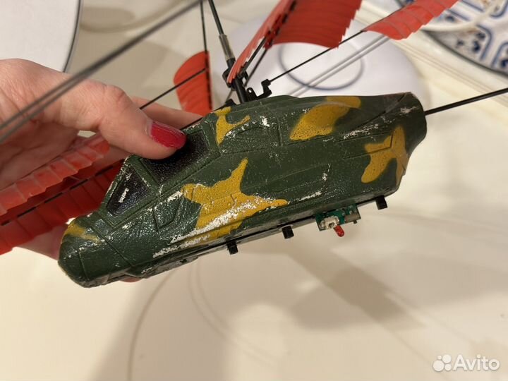 Радиоуправляемый вертолет модель с микросхемой бу