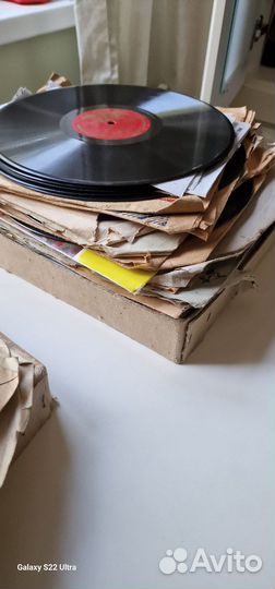 Пластинки для патефона 78 оборотов шелачные