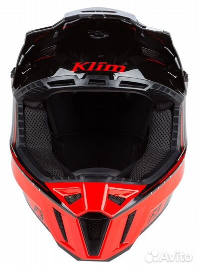 Шлем Klim / F3 Helmet MD Recoil High Risk Red