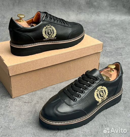 Кроссовки мужские из натуральной кожи