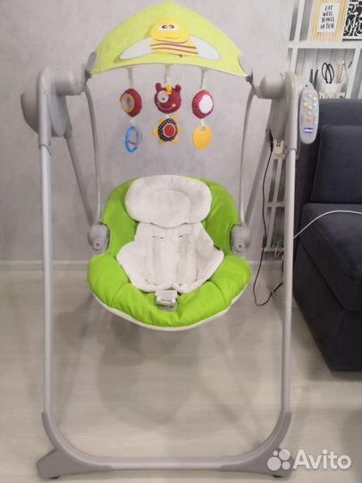 Детские электронные качели для новорожденных