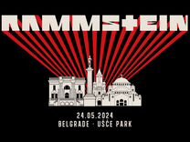 2 Билета Rammstein Standing Белград 24 мая