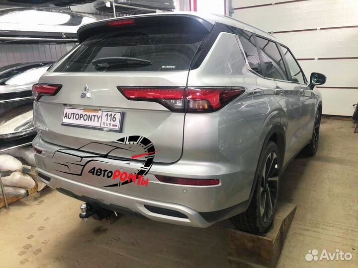 Фаркоп Mitsubishi Outlander 2023 легкосъем квадрат