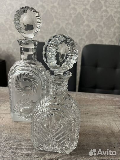 Графин хрустальный под алкогольные напитки