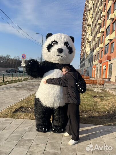 Ростовые куклы : белый медведь, панда, Чебурашка