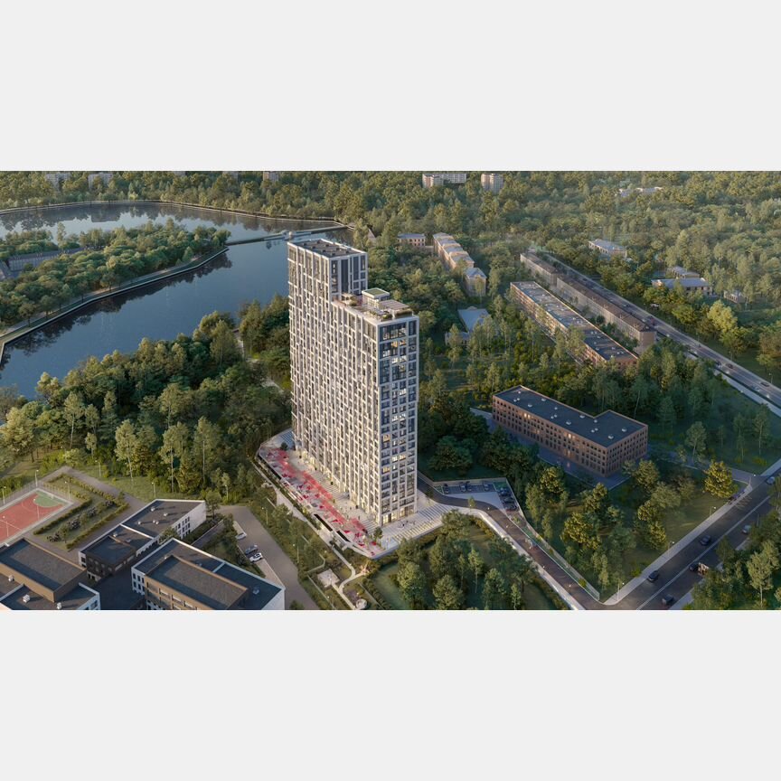 3-к. квартира, 76,3 м², 21/28 эт.