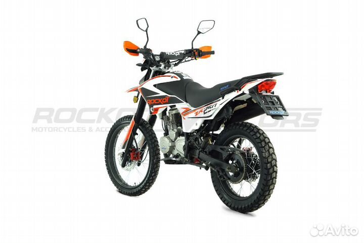 Мотоцикл эндуро rockot ZR250 белый/красный, 21/18