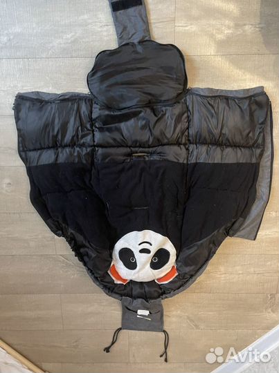 Зимний конверт в коляску mansita panda и варежки