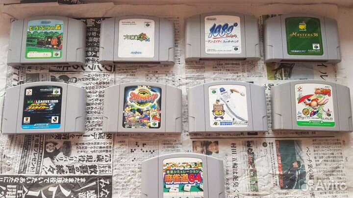 Картриджи Nintendo 64 оригинал Япония+NeoGeo