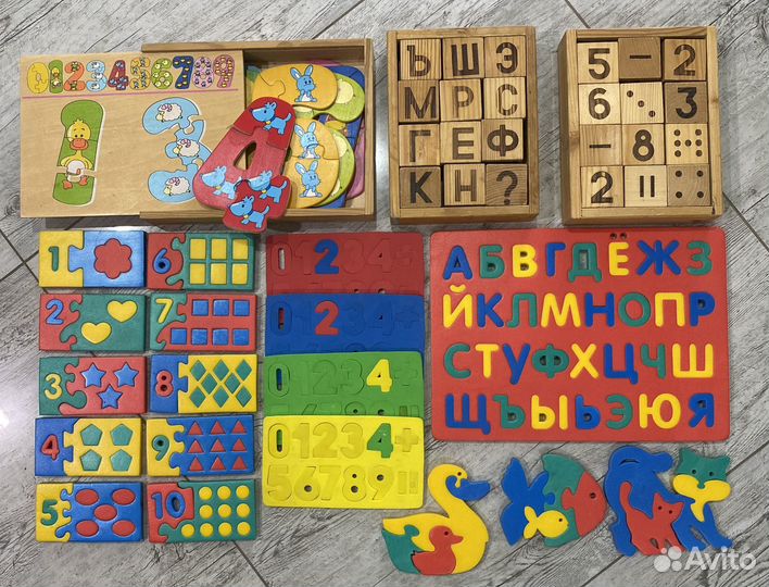 Игры, пазлы, развивающие игрушки