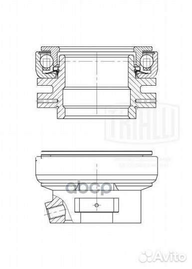 CT 0712 Подшипник выжим.камаз Компас 12 /JAC N1