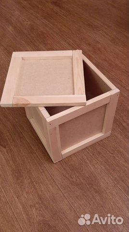 Ящики деревянные для посылки, подарка