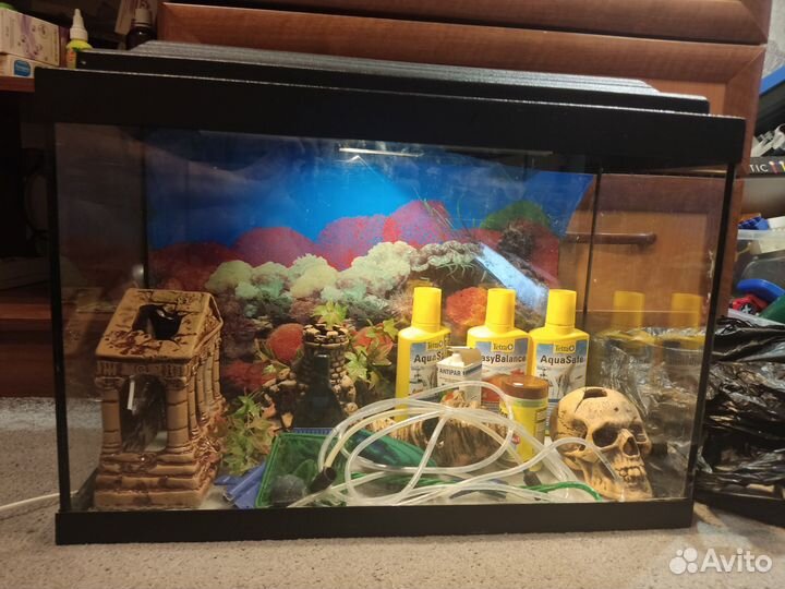 Аквариум 50 литров полный комплект под ключ