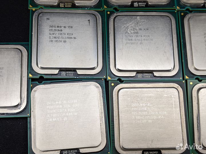 Процессоры intel 775 Xeon/Core 2Duo/Celeron