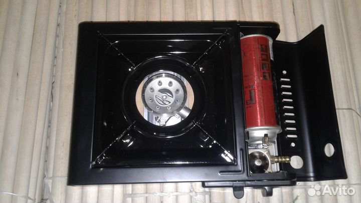 Портативная газовая плита с переходником(+подарок)