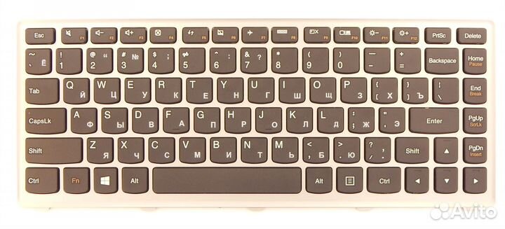 Клавиатура для ноутбука Lenovo Z400 с подсветкой