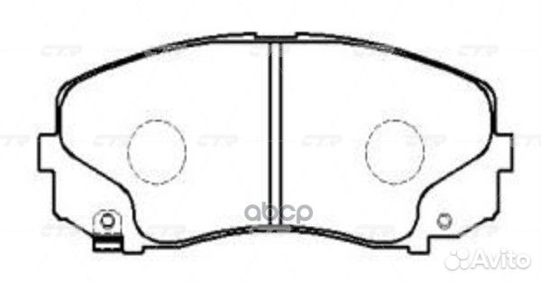 Колодки тормозные, передние (новый № GK0587) CK