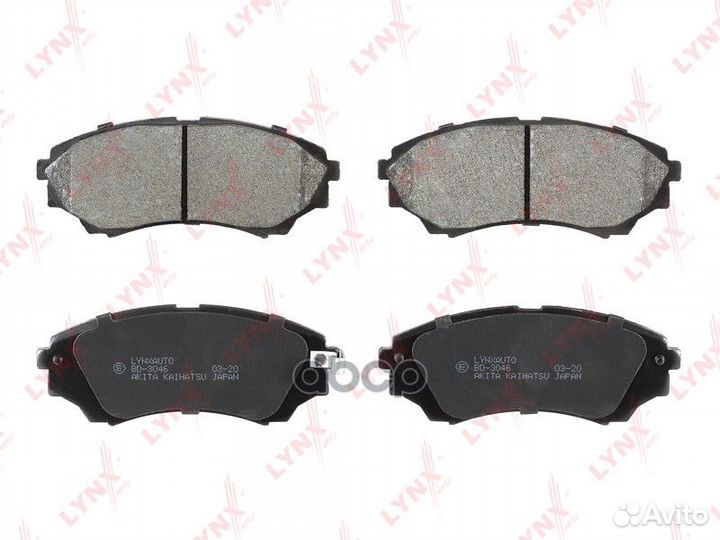 Колодки тормозные дисковые перед BD3046 LYN