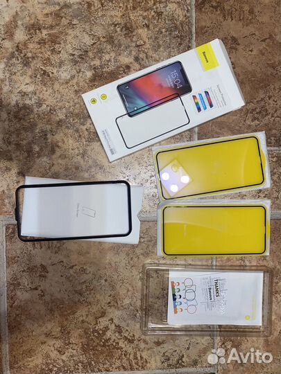 Защитное стекло iPhone 11 pro max 2 шт в комплекте